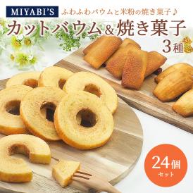 MIYABI'S  バウムクーヘン 【カットバウムと焼き菓子24個セット】 5034 #8