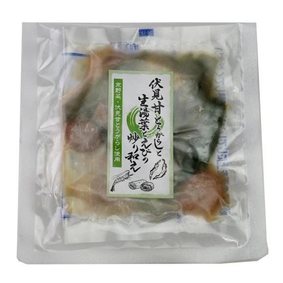 京の匠「こづち」伏見甘とうがらしと生湯葉とえびの炒りあえ 　伏見甘とうがらし 生湯葉 湯葉 とうがらし 唐辛子 トウガラシ  海老 えび エビ  京都 こづち 冷凍便限定02
