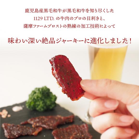 薩摩ファームブロストの黒毛和牛モモ赤身ビーフジャーキー30g【常温・冷蔵・冷凍便】 ＃804
