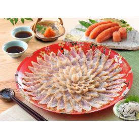 MES-100FZ ふくたたき刺身と辛子明太子詰合せ 冷凍便【送料無料・代引き／同梱不可】＃8