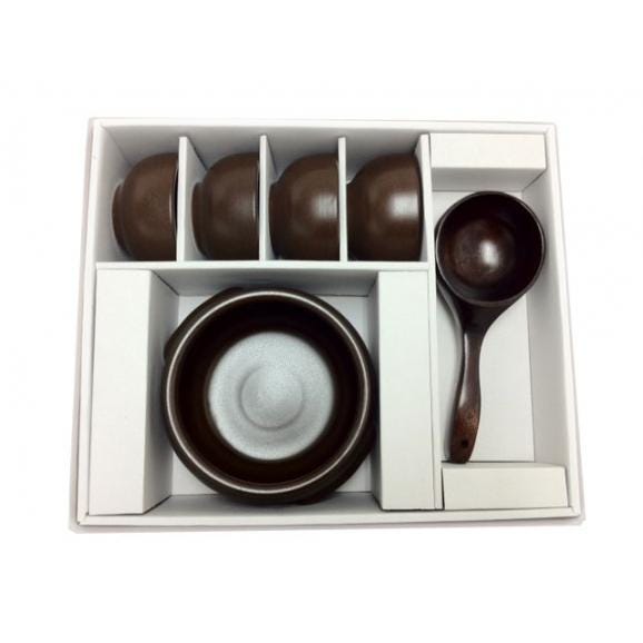 マッコリ『通』セット（麹醇堂生マッコリ750ｍｌ×4本、ハンアリ(龜、器×4個、杓)セット）クッスンダン マッコルリ 【冷蔵限定】【送料無料】04