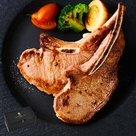 【BBQの主役】イベリコ豚 骨付き肉 BBQ ギフト 化粧箱入り 冷凍 イベリコ屋 ※骨付き ステーキ 4枚 約400g
