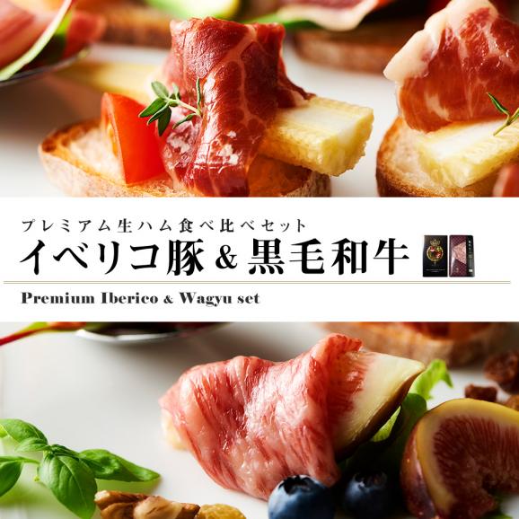 【和牛＆イベリコ豚】 珍味２種 生ハム セット 4年熟成 レアルベジョータ ＆ 霜降り 和牛 生ハム 食べ比べセット 御祝い 内祝 冷凍 送料無料 03