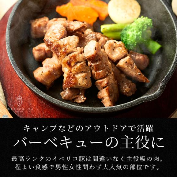 【今月の超目玉 20％OFF】イベリコ豚 特上 霜降り カルビ 約1kg 大特価 レアル・ベジョータ 焼肉 BBQ 冷凍 ※カルビ 2PC（1kg）03