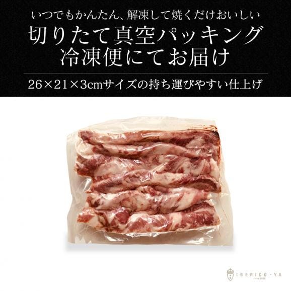 【超還元祭 30％OFF】イベリコ豚 特上 霜降り カルビ 約1kg 大特価 SALE レアル・ベジョータ 焼肉 BBQ 冷凍 ※カルビ 2PC（1kg）05