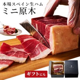 【人気の生ハムブロック】 ミニ原木 スペイン産 ブロック ハム 250～300g 誕生日 お祝い 母の日 ギフト プレゼント 送料無料 冷蔵 