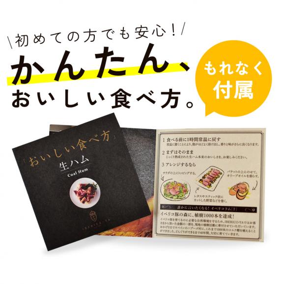 【人気の生ハムブロック】 ミニ原木 スペイン産 ブロック ハム 250～300g 誕生日 お祝い 母の日 ギフト プレゼント 送料無料 冷蔵 05