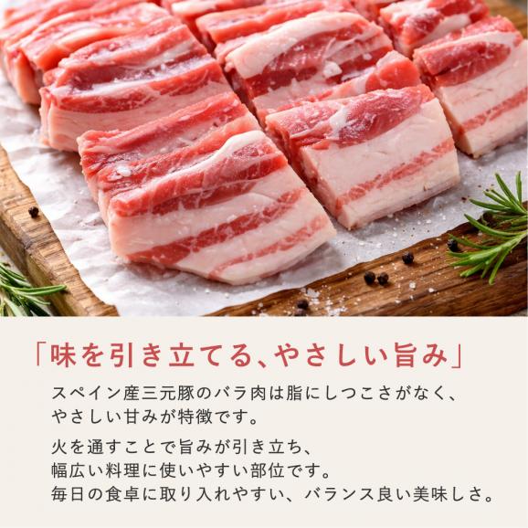 【新生活応援企画】豚バラ スライス 1kg 万能 豚肉 料理 食品 肉 お徳用 冷凍04