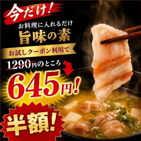 【新発売 今だけ！お試し特価645円】料理が超絶旨くなる 旨味の素 追いイベリコ 300g イベリコ豚 レアル・ベジョータ バラ 冷凍02