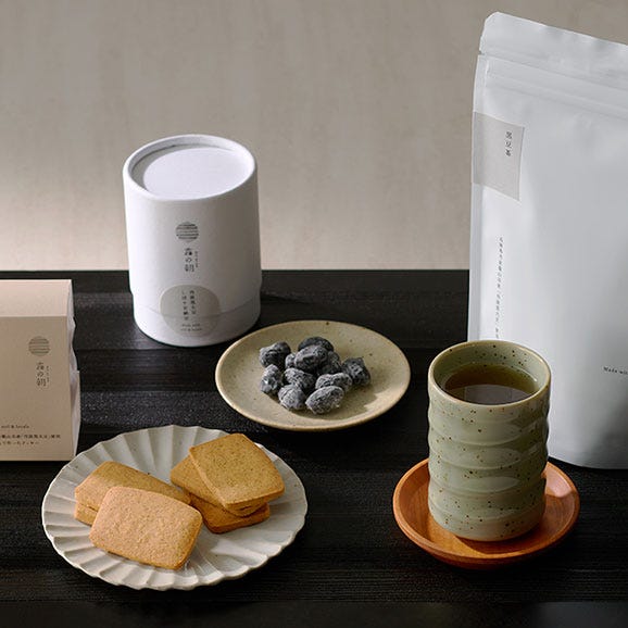 黒豆茶と菓子セット｜霧の朝の通販・お取り寄せなら【ぐるすぐり】