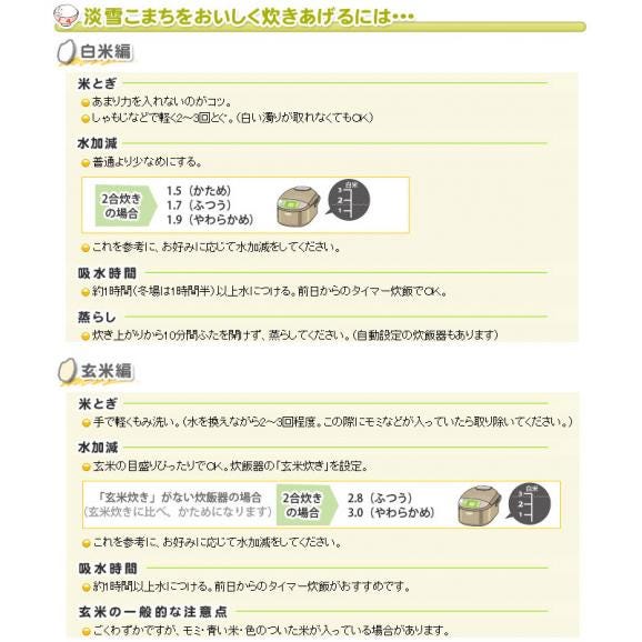 淡雪こまち 秋田県産 JAかづの 10kg 特別栽培米 04