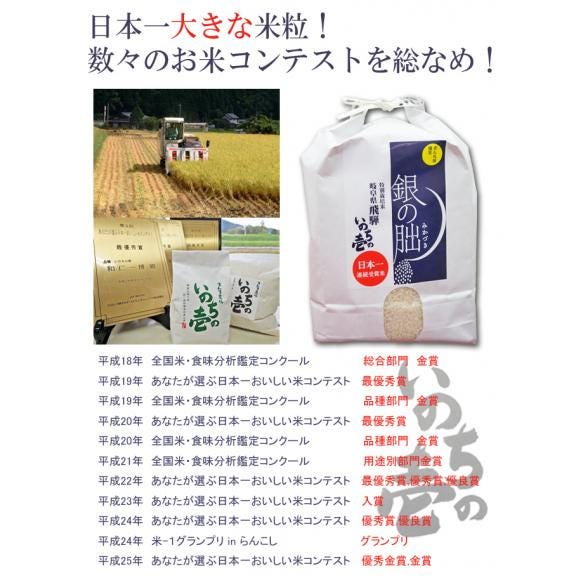 【はこぽす対応商品】 岐阜県 銀の朏 飛騨産 令和 いのちの壱 特別栽培 ぎんのみかづき ノンフィクション・教養