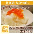 玄米 ななつぼし 北海道 30kg 