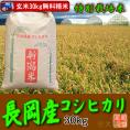 令和7年産 新潟県長岡産 コシヒカリ 玄米30kg 特別栽培米 単一原料米 送料無料（本州のみ）