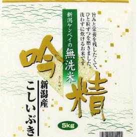 《 無洗米 》 新潟県産 こしいぶき （令和5年産） 10kg （5kg×2袋）【 送料無料 （本州のみ）】