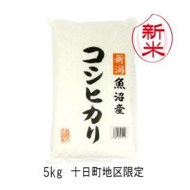 新米予約 中魚沼産 コシヒカリ（ 十日町地区限定 ）（ 令和8年産 ） 5kg 【 送料無料 （本州のみ）】10月上旬頃発送開始予定（10/7（水）頃目安）