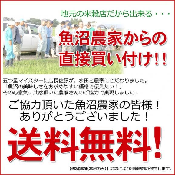 新米予約 無洗米 （ 乾式 ） 魚沼産コシヒカリ  （ 特選 ）（令和6年産） 10kg （5kg×2袋）【 送料無料 （ 本州のみ ）】 10/3（木）～10/4（金）順次発送開始予定04