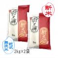 新米予約 無洗米 （ 乾式 ） 新之助 新潟米 （ 令和8年産 ） 4kg （2kg&times;2袋）【 送料無料 （ 本州のみ ）】10月上旬頃発送開始予定（10/1（木）頃目安）
