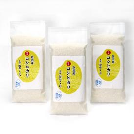 使い切りパック300g（約2合）無洗米 魚沼産 コシヒカリ （令和7年産） 3パック 送料無料 ※同梱不可