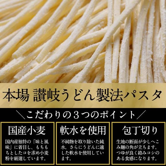 【送料無料】さぬき生パスタ（スパゲッティ）6食分 250g×3袋 セット 生パスタ 本場讃岐うどん製法02