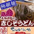 本場讃岐の包丁極細切り半生『赤じそうどん』2人前【送料無料】ポスト投函便での配送(代金引換-後払い不可・着日指定不可)