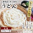 1000円ポッキリ 送料無料 うどん 乾麺 300g×3袋 セット 三重県産小麦100% あやひかり 使用 うどん 長期保存 食品 ポスト投函便での配送(代金引換-後払い不可・着日指定不可)