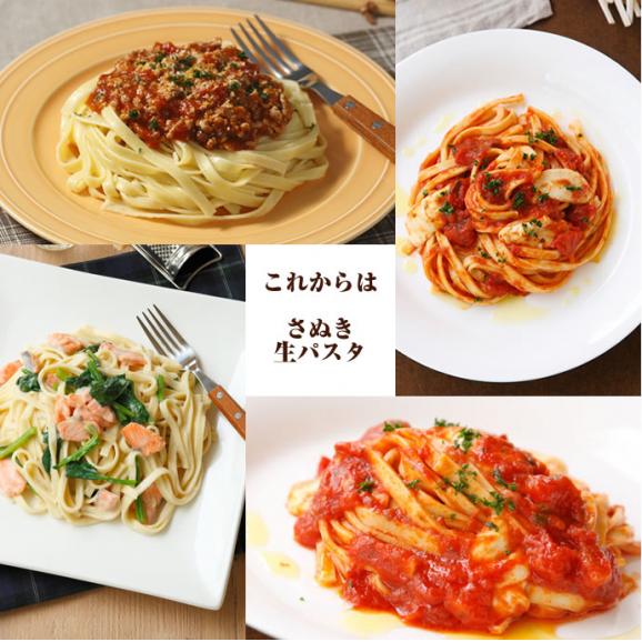 【送料無料】さぬき生パスタ （フェットチーネ）6食分 250g×3袋 セット 生パスタ 本場讃岐うどん製法06