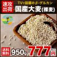 国産大麦 （裸麦）★大麦β-グルカンなど食物繊維が豊富★裸麦(国産)たっぷり950g 送料無料★今話題の食物繊維ベータグルカンも含有《3-7営業日以内に出荷予定(土日祝日除く)》