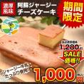 【★フードロスSALE★1000円ポッキリ】《賞味期限2025年11月15日》阿蘇 ジャージー チーズケーキ 1個 希少 な ジャージー牛乳使用 送料無料 スイーツ《1-5営業日以内に出荷予定》　||