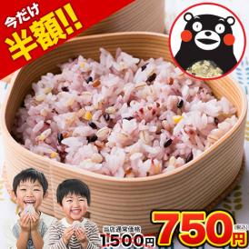 【★夏の半額セール★】雑穀米 450g 国産 送料無料 雑穀 くまモン袋 話題の もち麦 熊本県産 発芽玄米《7月中旬-7月下旬に出荷予定)》|