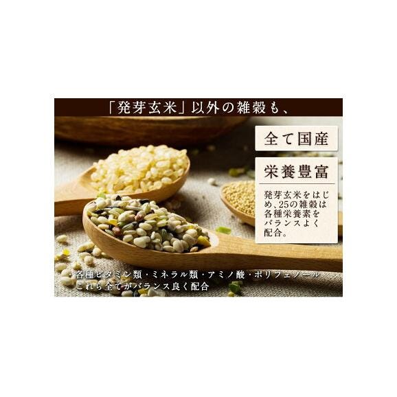 雑穀米 混ぜるだけ 送料無料 くまモン 25雑穀米 国産二十五雑穀米 無添加 熊本県産 もち麦 玄米 発芽玄米《7-14営業日以内出荷(土日祝除)》03