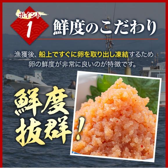 訳あり無着色 辛子明太子 旨粒 バラ子 2セット購入で＋1セットおまけ付き 送料無料 明太子 博多≪7-14営業日以内に出荷予定(土日祝日除く)≫03