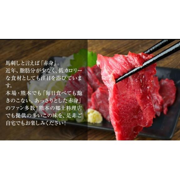 【ギフト】 赤身 馬刺し (ブロック) たっぷり500g (タレ5ml×6袋) 【熊本肥育】 ギフト 熨斗 のし 健康 お取り寄せ 《7-14営業日以内に出荷予定(土日祝日除く)》05