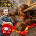 【新商品発売記念★最大1000円OFFクーポン配布中】 国産鶏の炭火焼き 660g 110g×6袋 国産 鶏 鶏肉 おつまみ ごはん 簡単調理 ボイル 冷凍 ごはん にも合う《1-5営業日以内に出荷予