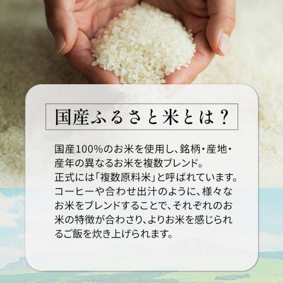 国産 ふるさと米 白米 10kg（5kg&times;2）【送料無料】 米 白米 精米済み 非常食 保存食 お徳用 コメ お米 《14営業日以内に発送予定》02
