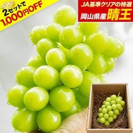 【セット購入で最大2000円OFFクーポン発布中！】 シャインマスカット 岡山県産 1房 約650g 送料無料 フルーツ 贈答用 ギフト 《9月上旬～9月下旬出荷予定》