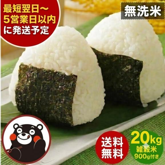令和７年産ふるさと無洗米 20kg (5㎏&times;4袋) 二十五雑穀米900g（450g&times;2袋） 国内産 ブレンド 無洗米 安心 保存食  精米済み 白米 お米 米 雑穀セット ≪1-5営業日以内に発送≫01