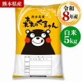 【令和8年産】お米 熊本県産 白米 銘柄 米 森のくまさん 白米 5kg 送料無料 米 こめ コメ 《10月下旬~11月上旬に出荷予定》
