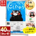 【令和8年産】 コシヒカリ 40kg  ＋雑穀米 500g付 熊本県産 銘柄 米 お米 コメ 新米 こしひかり 雑穀米 雑穀 国産 熊本 白米 《10月下旬～11月上旬に出荷予定》