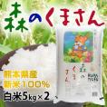 《令和5年産新米》 熊本県産 森のくまさん 白米5kg×2 (計10kg) 【送料無料】