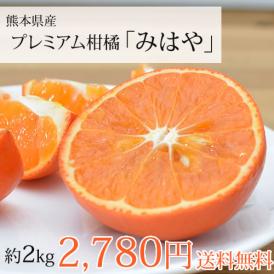 【プレミアム柑橘】みはや みかん 送料無料 2kg 熊本県産 柑橘 ミカン 
