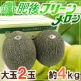 熊本産 ”肥後グリーン” 秀・優品 特大2玉 約4kg【予約 5月末以降】 送料無料