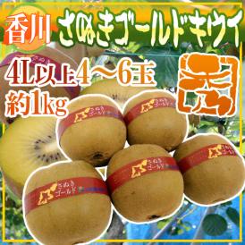 ”香川県 さぬきゴールド” 秀品 超大玉4L以上 4～6玉 約1kg【予約 10月下旬以降】