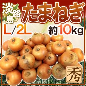 ”兵庫県 淡路島産 たまねぎ” 秀品 L/2L 約10kg【予約 入荷次第発送】 送料無料