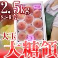 最高峰桃 ”山梨県 大糖領” 大玉8～9玉入り 約2.5kg【予約 7月末以降】 送料無料