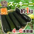 産地厳選 ”ズッキーニ” 秀品 4～6本前後 約1kg