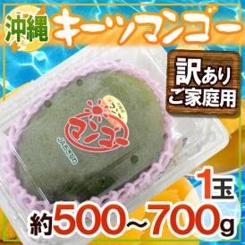 沖縄産 ”キーツマンゴー” 訳あり 1玉 約500〜700g以上【予約 8月中旬以降】