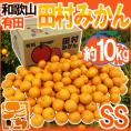 和歌山有田産 ”田村みかん” 秀品 SS 約10kg 産地箱【予約 11月末以降】 送料無料