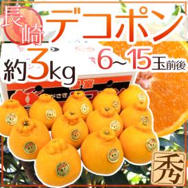 長崎産 ”デコポン” 秀品 6～15玉前後 約3kg【予約 1月下旬以降】 送料無料