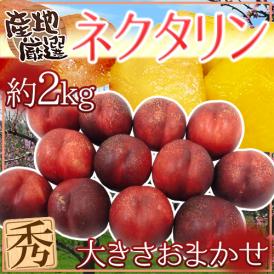 ”ネクタリン” 秀品 約2kg 大きさおまかせ 山梨 長野など 産地厳選【予約 7月以降】 送料無料